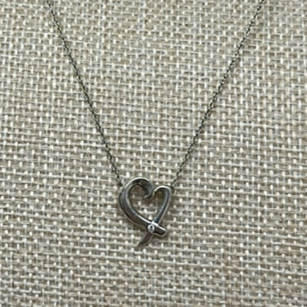 Tiffany & Co. Silver Heart Necklace